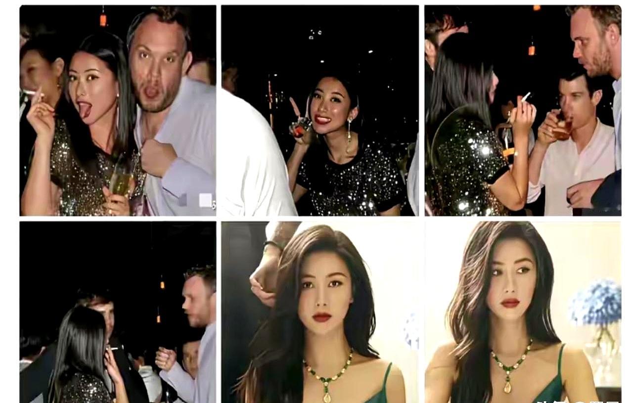 气质女神—朱珠，早期在国外交际的图片，被网友找了出来。画面里的...