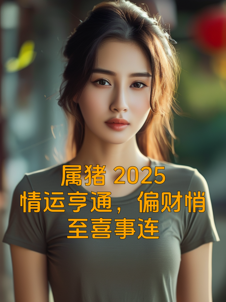 属猪2025：情运亨通，偏财悄至喜事连