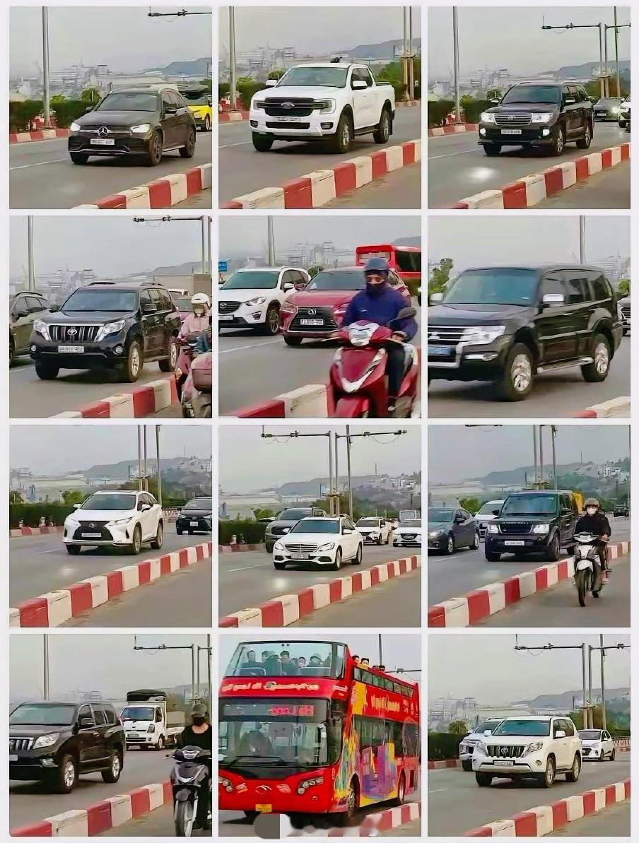 越南真的贫穷吗？一位博主前往越南旅游展示他在越南某条普通街道上，用手机记录下越