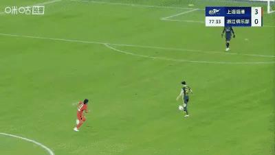 争冠球队老队员，吕文君这样的报复动作真不应该中超第29轮，海港主场迎战浙江绿城