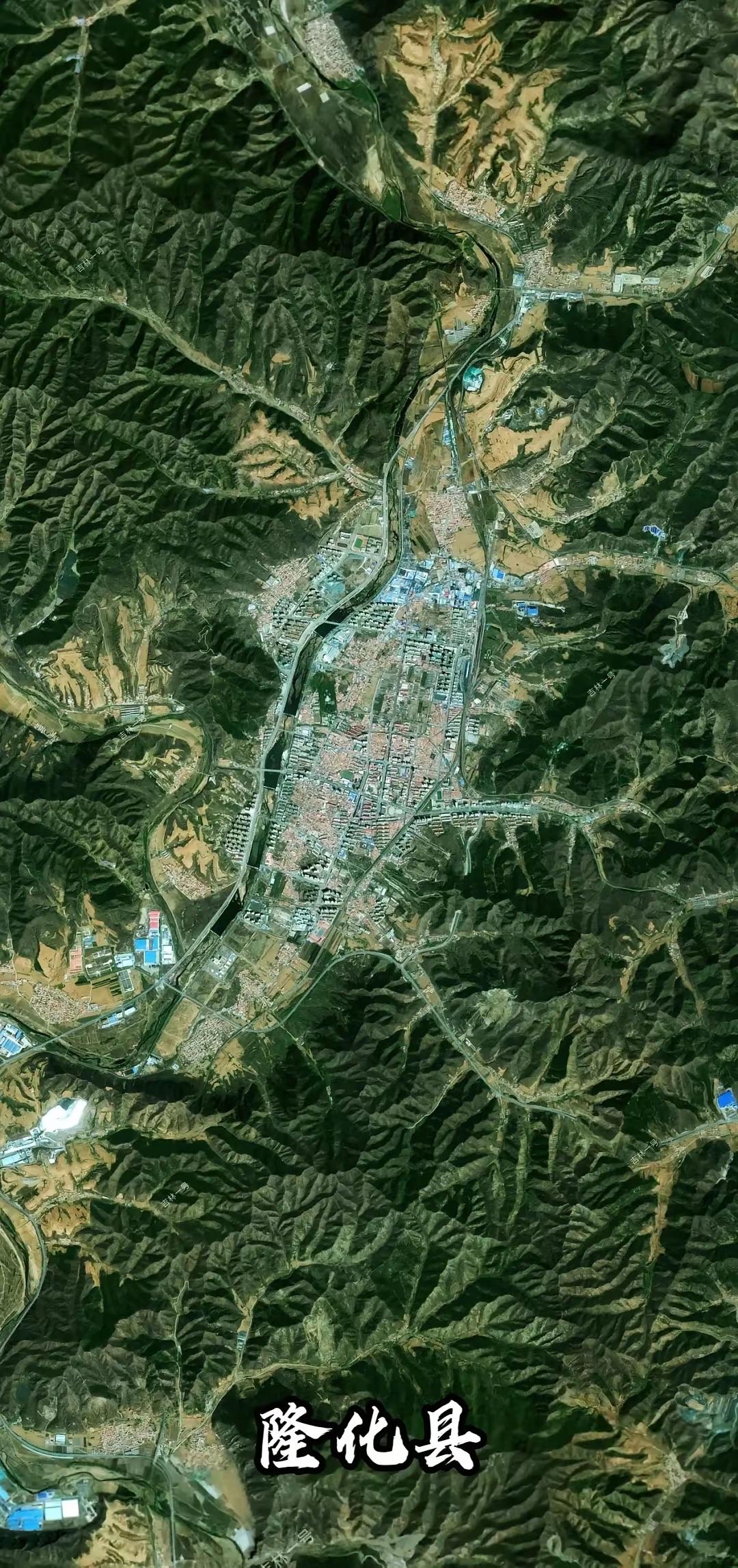 河北省隆化县高清卫星图