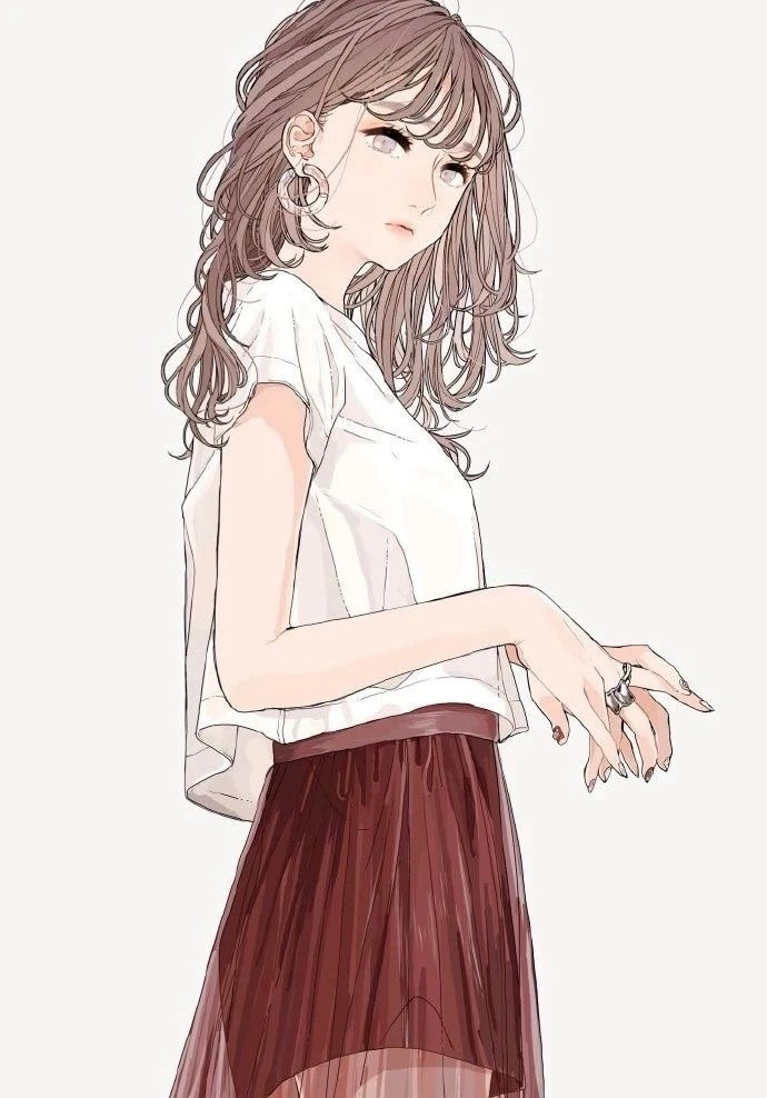 动漫次元视频充能计划动漫壁纸韩系御姐风格插画，优雅永不过时!​​​