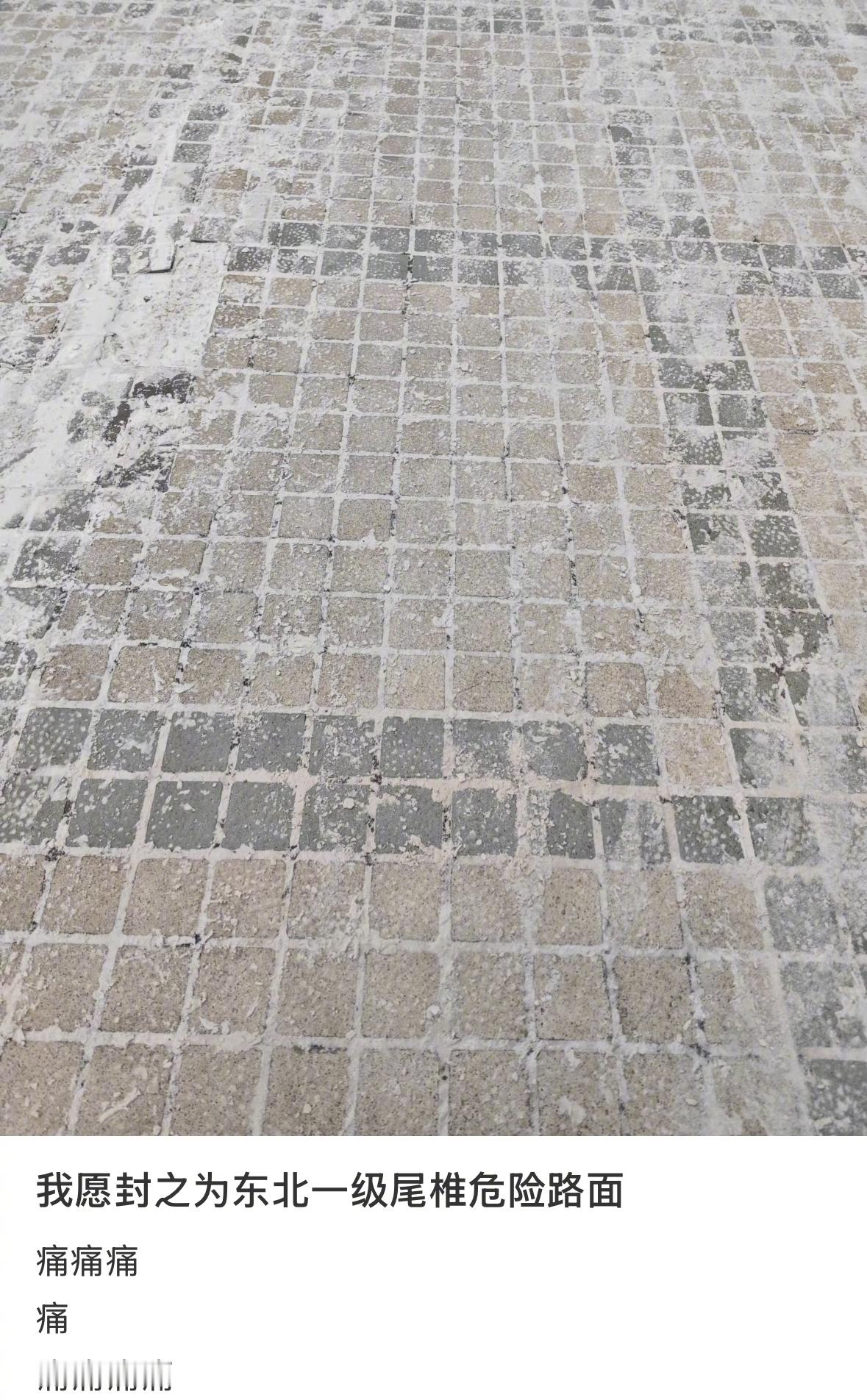 东北一级尾椎危险路面