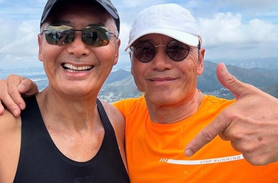 苗侨伟分享与周润发合照🤳发哥70岁生日🎂​​​