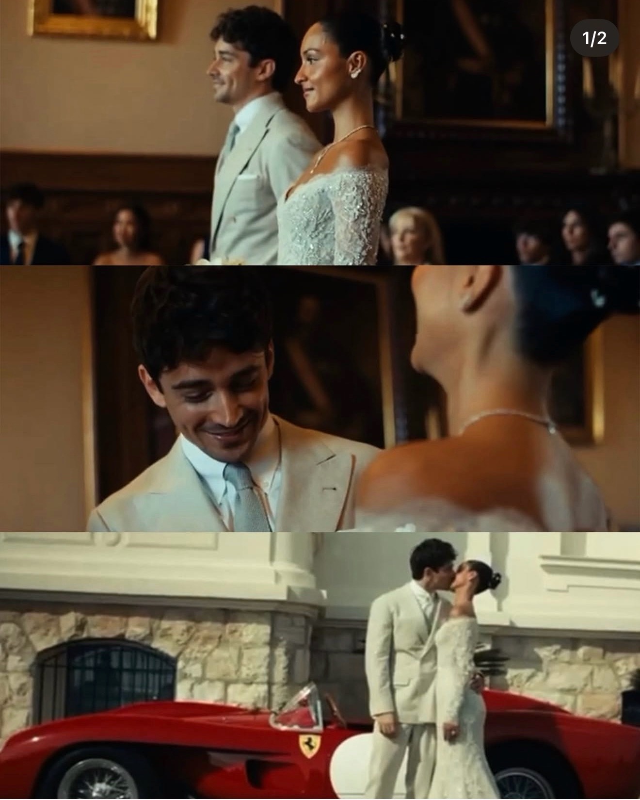 勒克莱尔结婚这组图片拍的真好。F1官方发布已经有343万点赞了