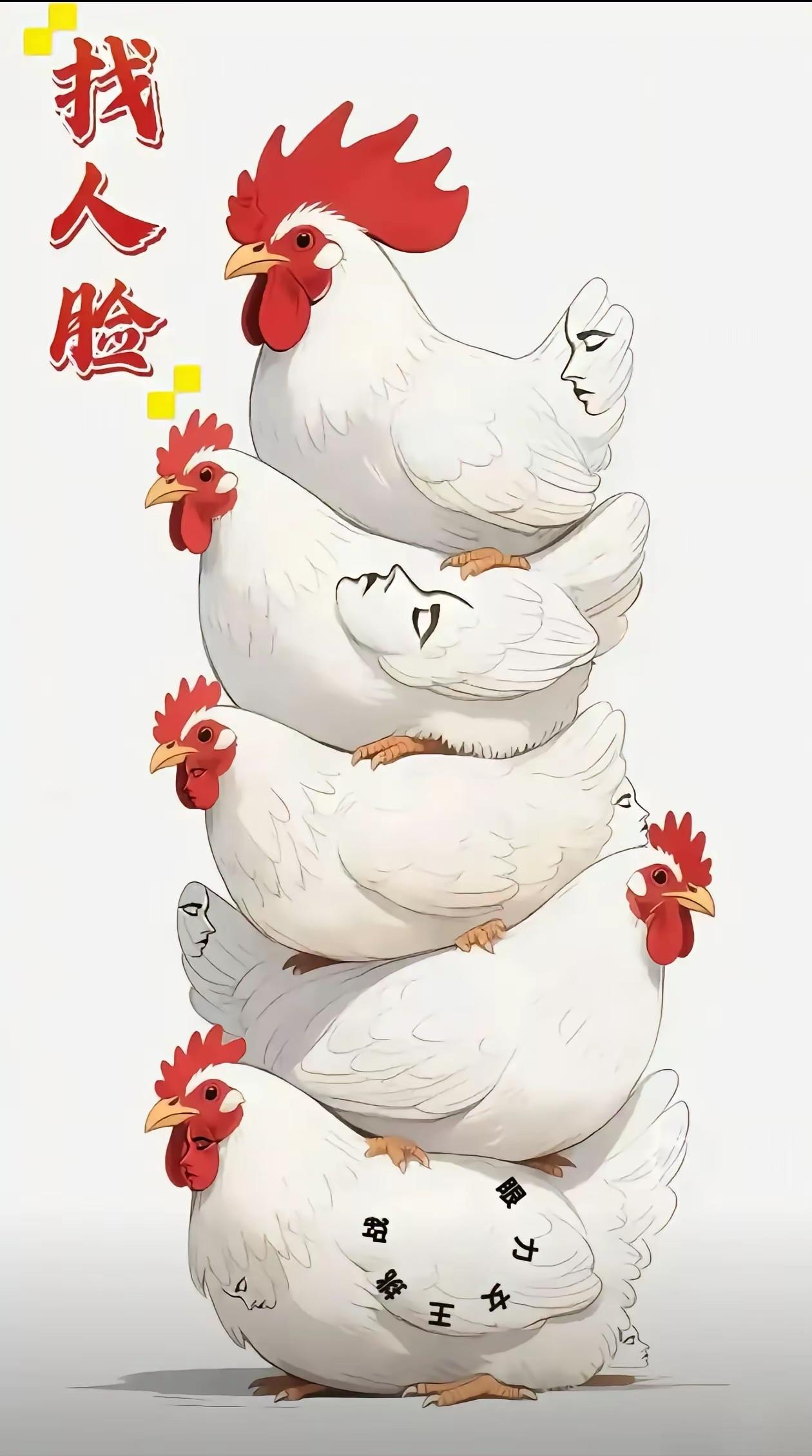 7张人脸，你找到几张？我怎么找都是6张，另一张在哪里呢？10分钟了也没找到。眼