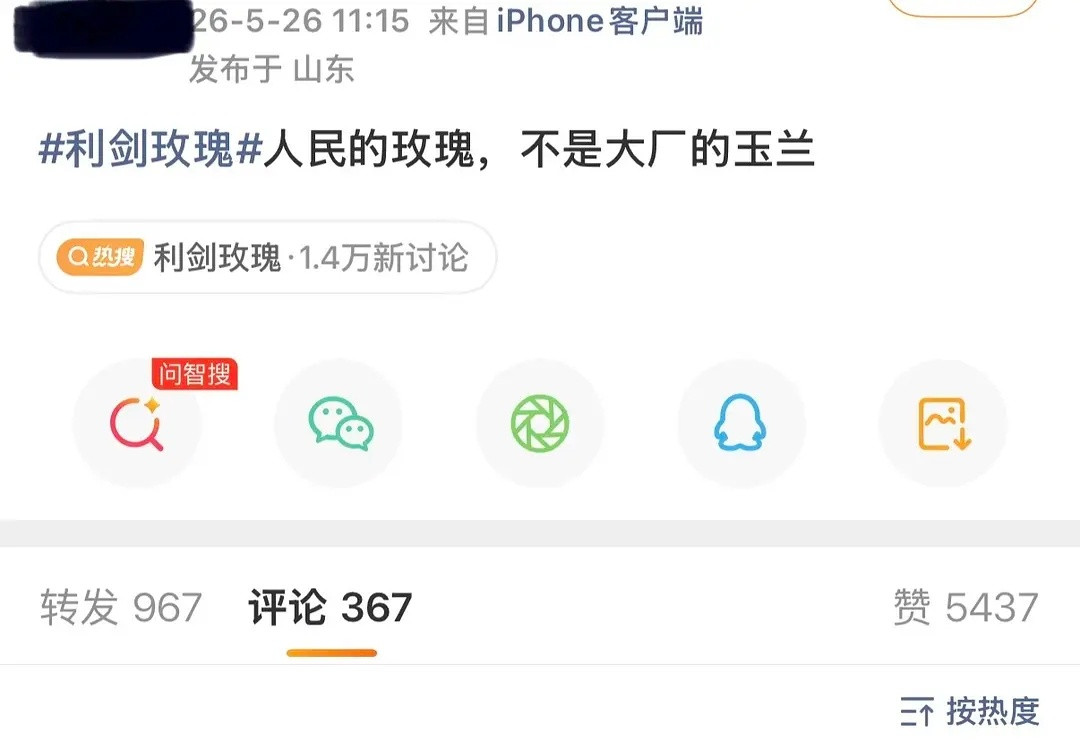 人民的玫瑰，不是大厂的玉兰。。。这句话怎么了哪里有问题