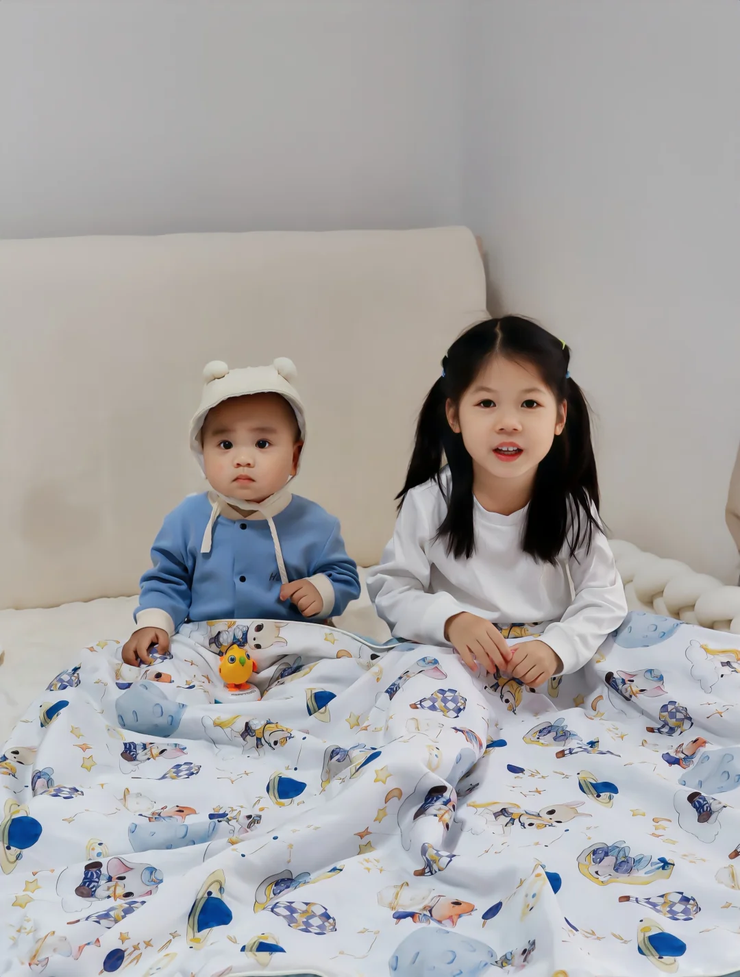 二胎家庭宅家周末，暖到的快乐碎片