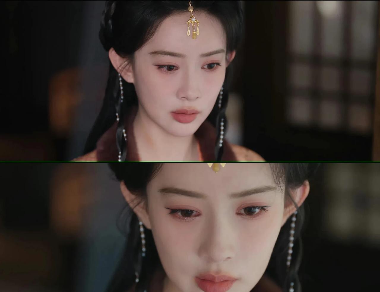 桃花映江山暴露了孟子义的一个问题，她嘴歪啊，甚至还有点影响表演了，看她哭那段