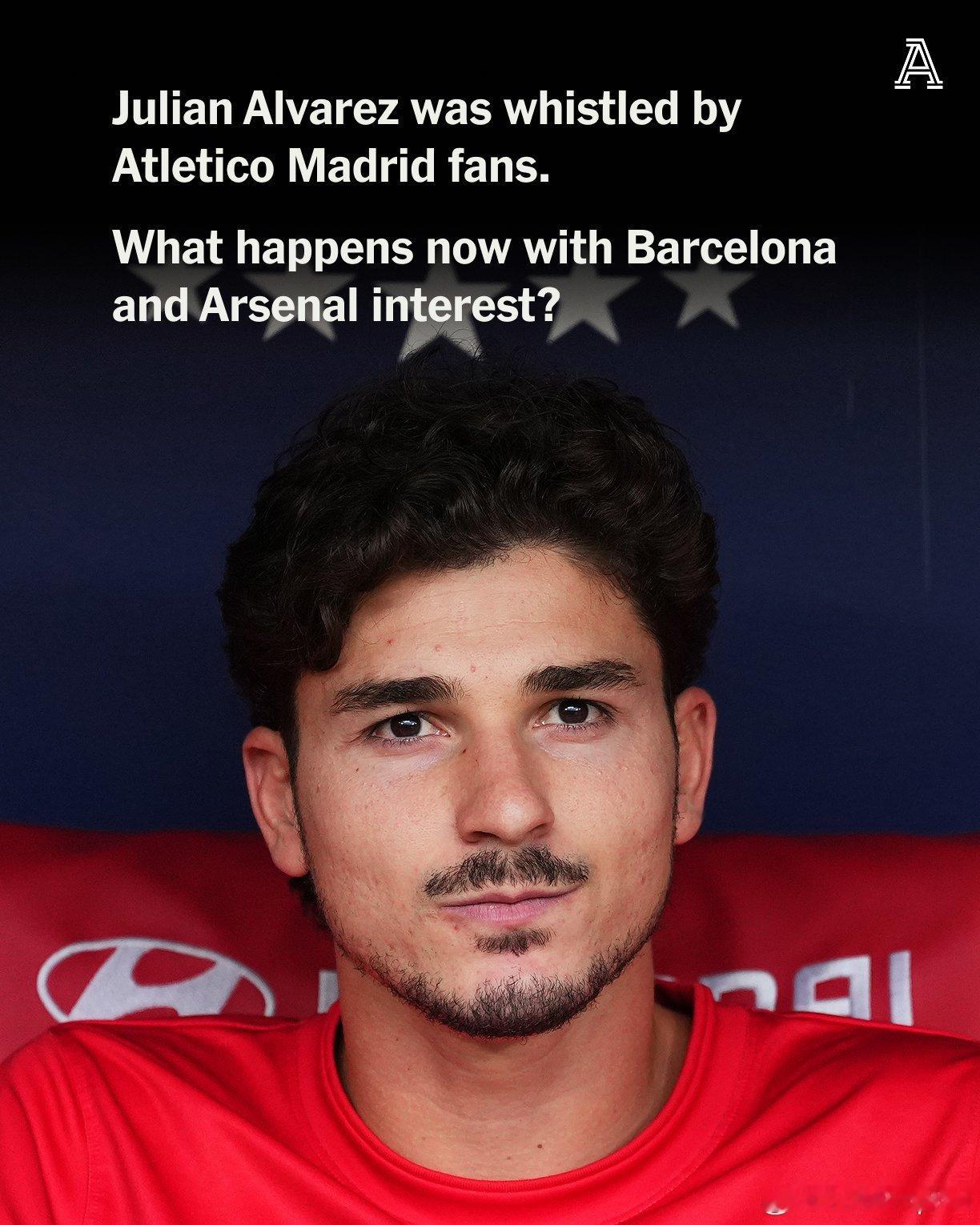 TheAthletic：一位接近马德里竞技领导层的人士告诉《TheAthletic》，他们认为朱利安