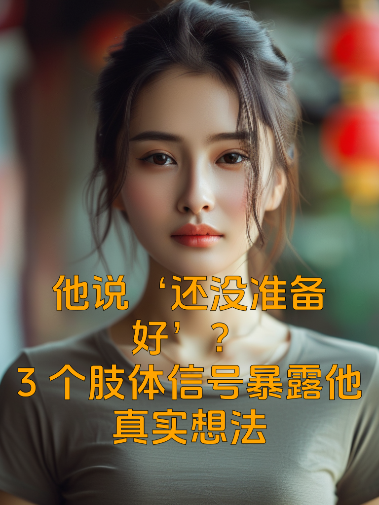 他说‘还没准备好’？3个肢体信号暴露他真实想法