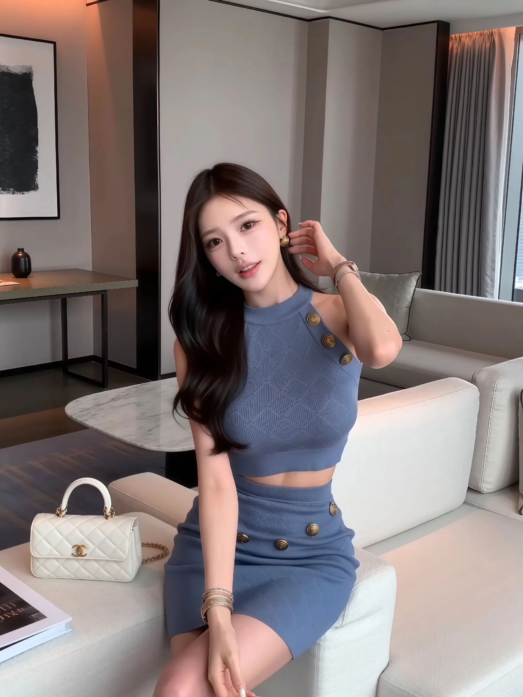 御姐风穿搭 辣妹穿搭