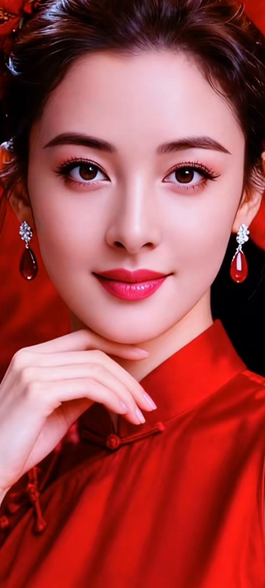 红衣美人，惊艳时光✨