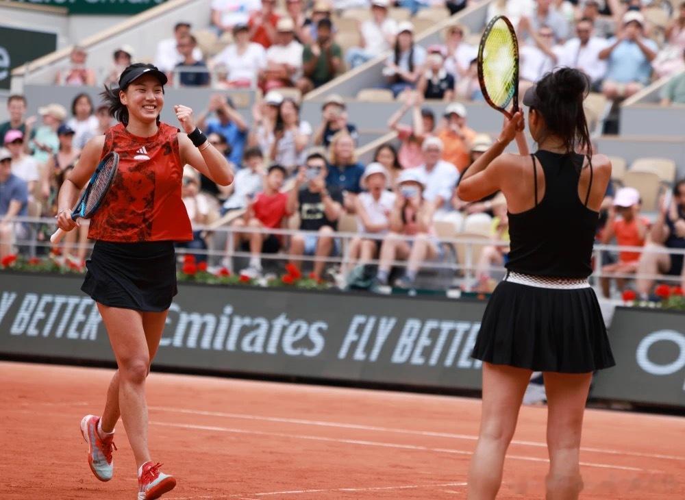 王欣瑜组合罗马赛女双开门红🟠WTA1000罗马女双首轮❌【3】🇨🇳张帅