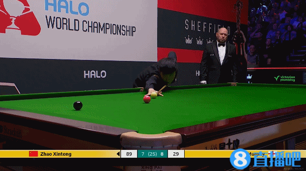 【赵心童不提前看球路直接翻袋打进】赵心童太自信了斯诺克世锦赛1/4决赛，第二阶