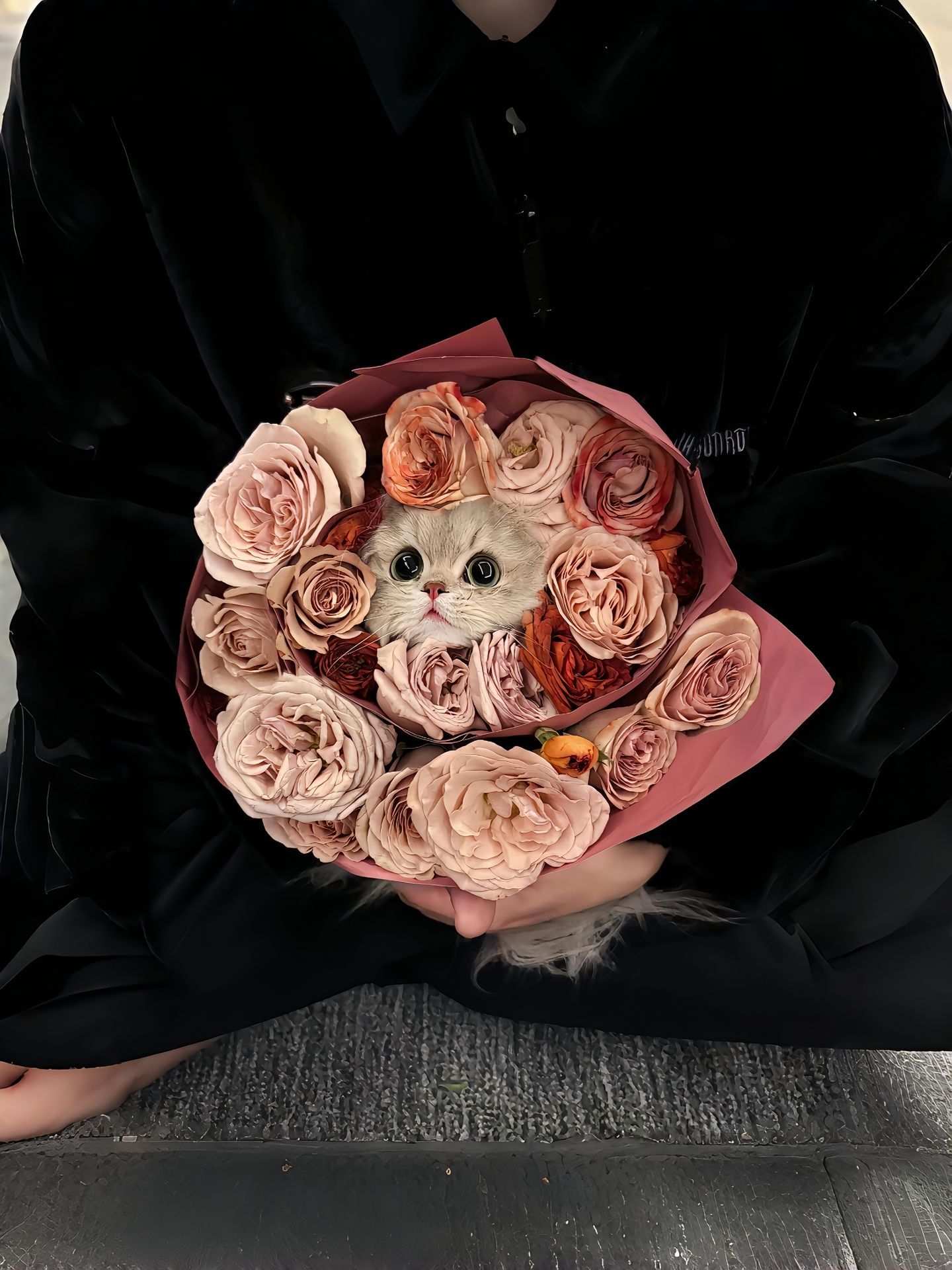 “送你一束小猫花”[抱抱]​​​