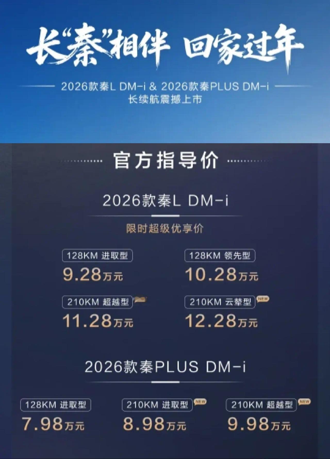 比亚迪还是很听劝的。车主们期盼的200公里的长续航插混车来了。2026新年伊