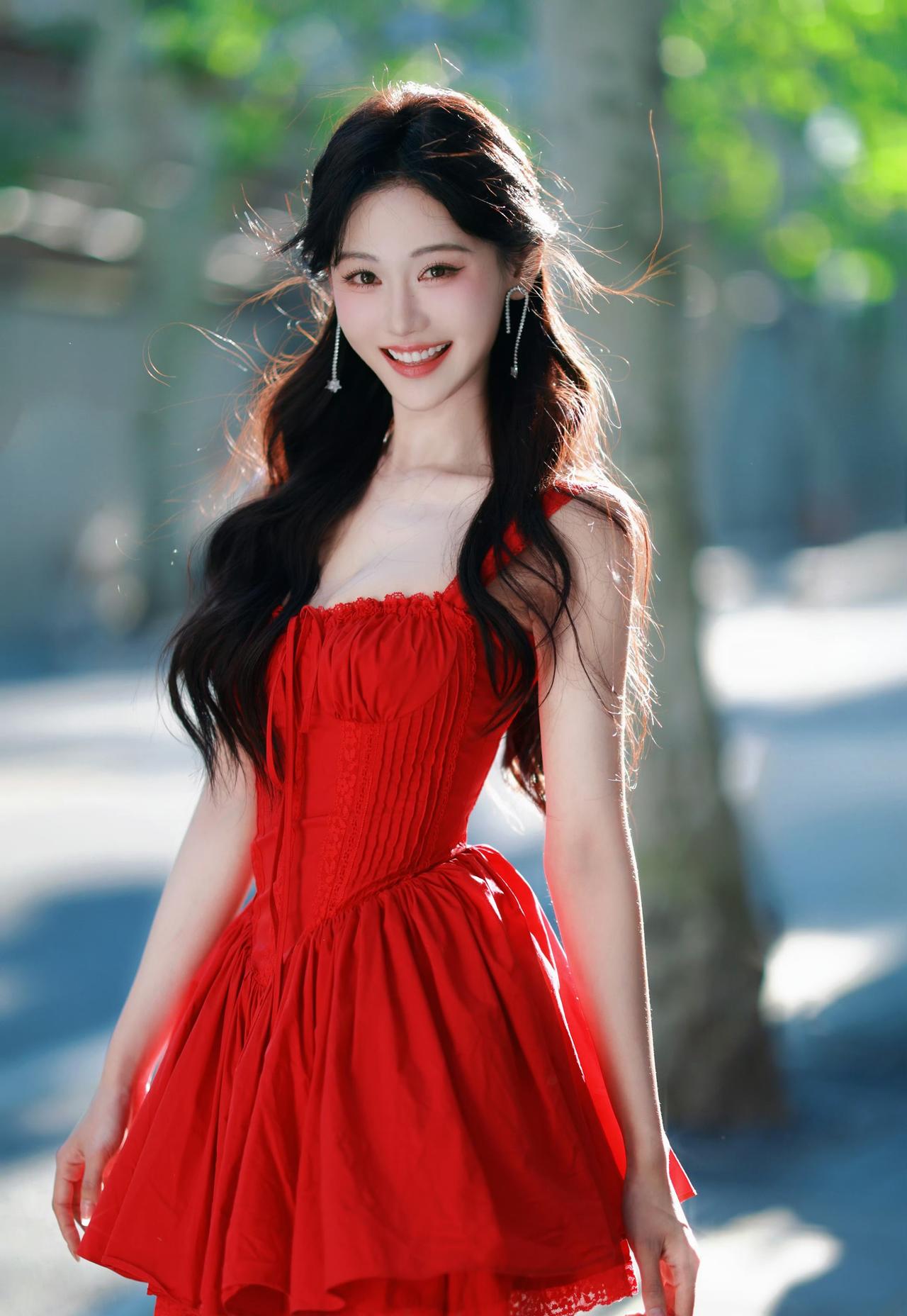 曹赛亚好明媚的美，贝微微！