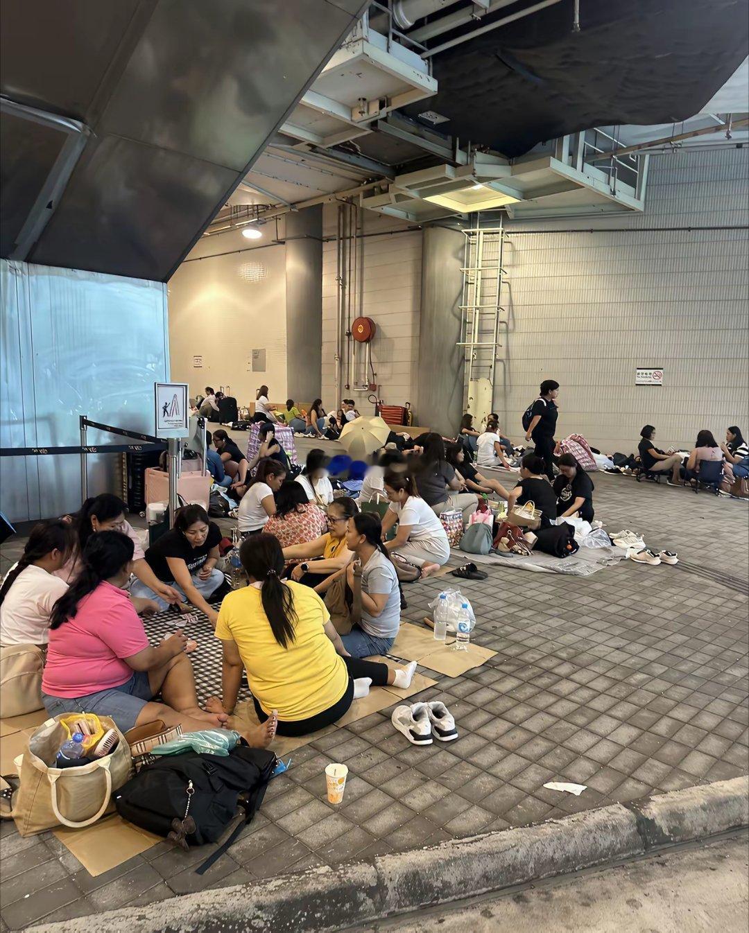 香港的周末充斥着菲佣