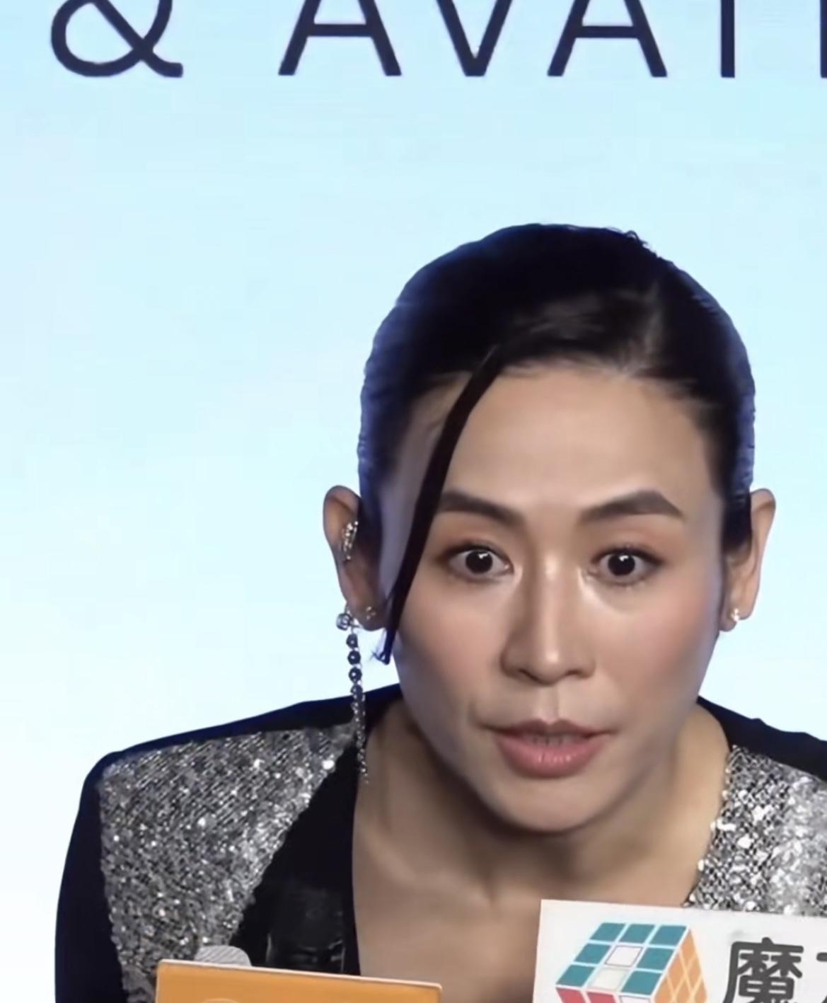 宣萱听到记者提徐子珊大吃一惊，眼睛都睁大！自从林峯出来开演唱会，全世界都在找