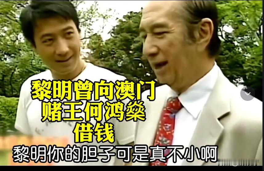 1993年，黎明为支持消灭脊髓灰质炎项目，前往何鸿燊家中寻求资助，何鸿燊慷慨解