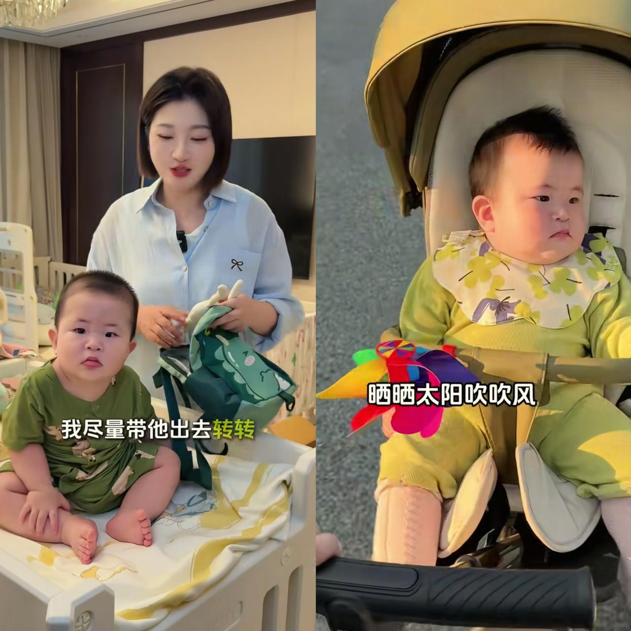 王暖暖生的宝宝被吐槽不正常！​​就因为宝宝看起来是斗鸡眼。养过娃的都知道，