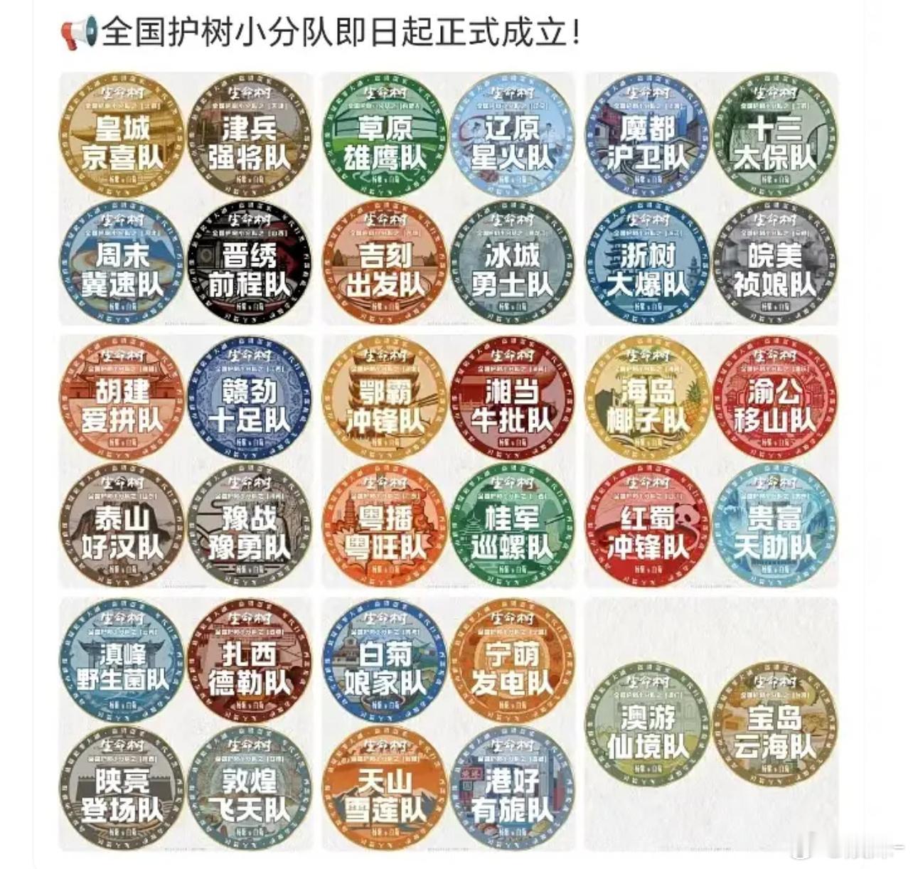 生命树这些小徽章挺有趣的，好像没见过别的剧有