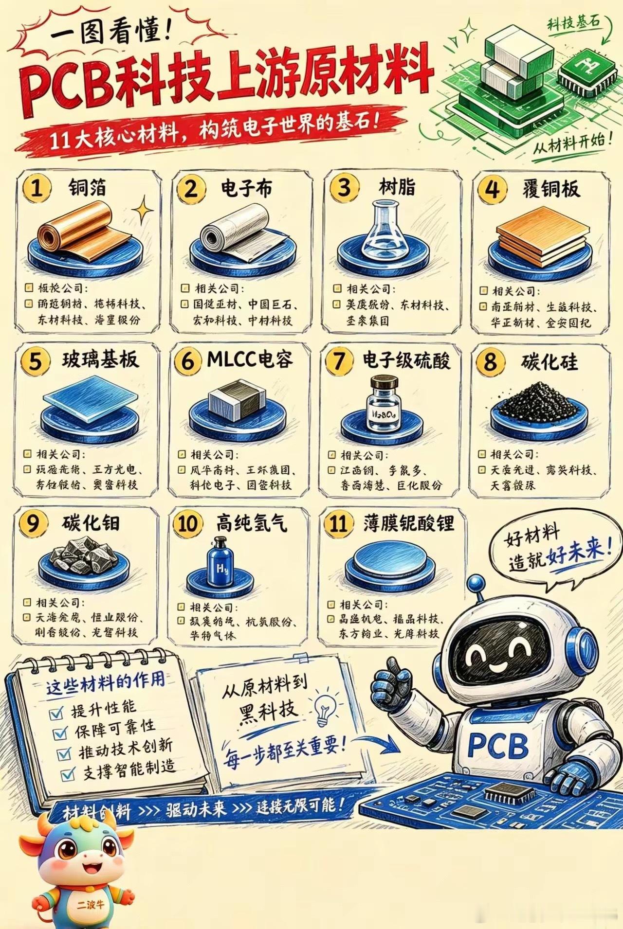 PCB科技上游原材料