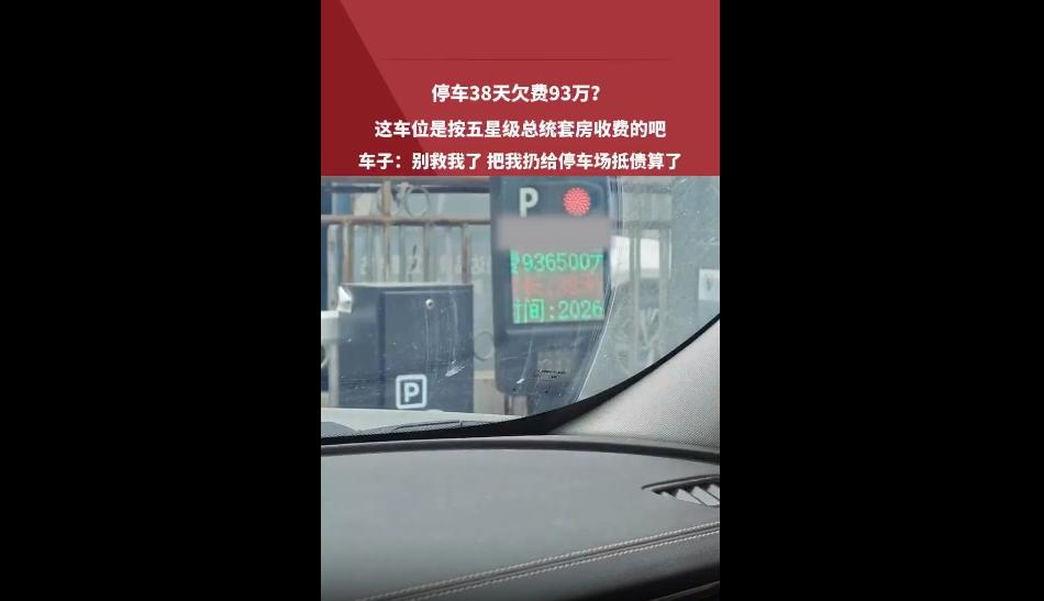 谁能想到，正常停个车，最后能被系统算出近百万的费用？2026年7月3日，山东一
