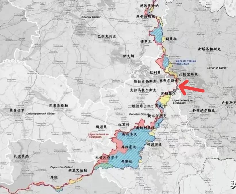 顿巴斯战线告急！俄军多路突破直逼塞维尔斯克市中心。乌克兰东部战线风声鹤唳，过去