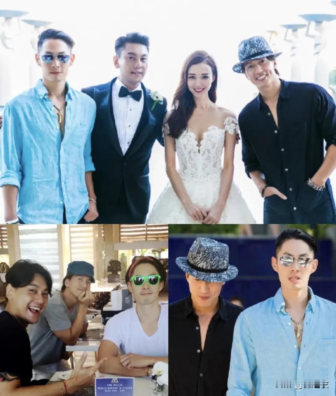 F4多么传奇的存在，而朱孝天结婚时，言承旭和吴建豪都到场给他撑场子，所以朱孝天结