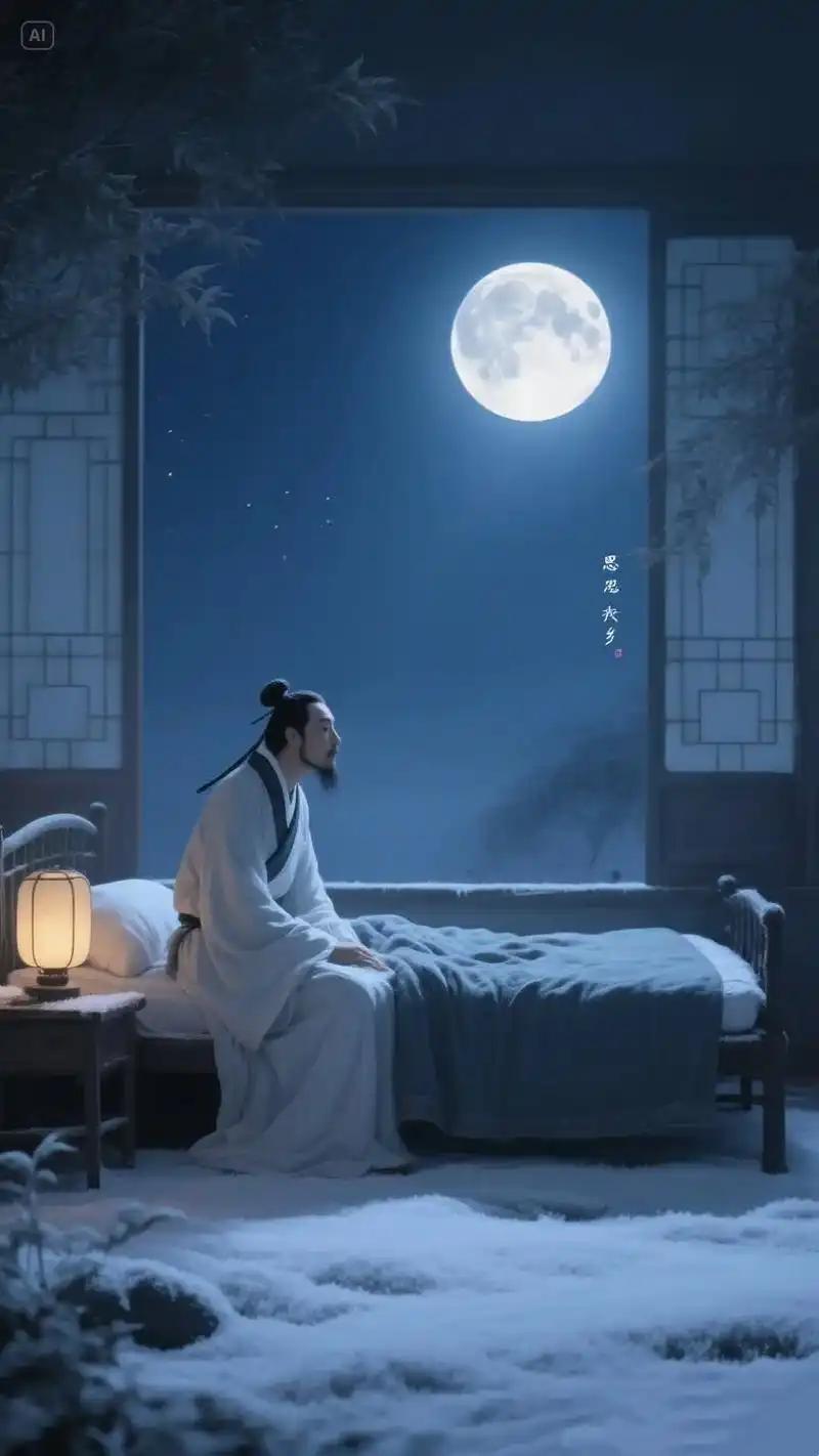 下联：晨风缕缕寄别情赏析：这幅对联中，下联“晨风缕缕寄别情”与上联“夜色沉沉