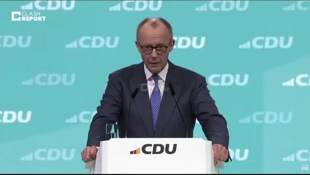 德国总理默茨昨晚（北京时间2月20日晚）发表讲话谈到了中国：“如今，中国将自己视