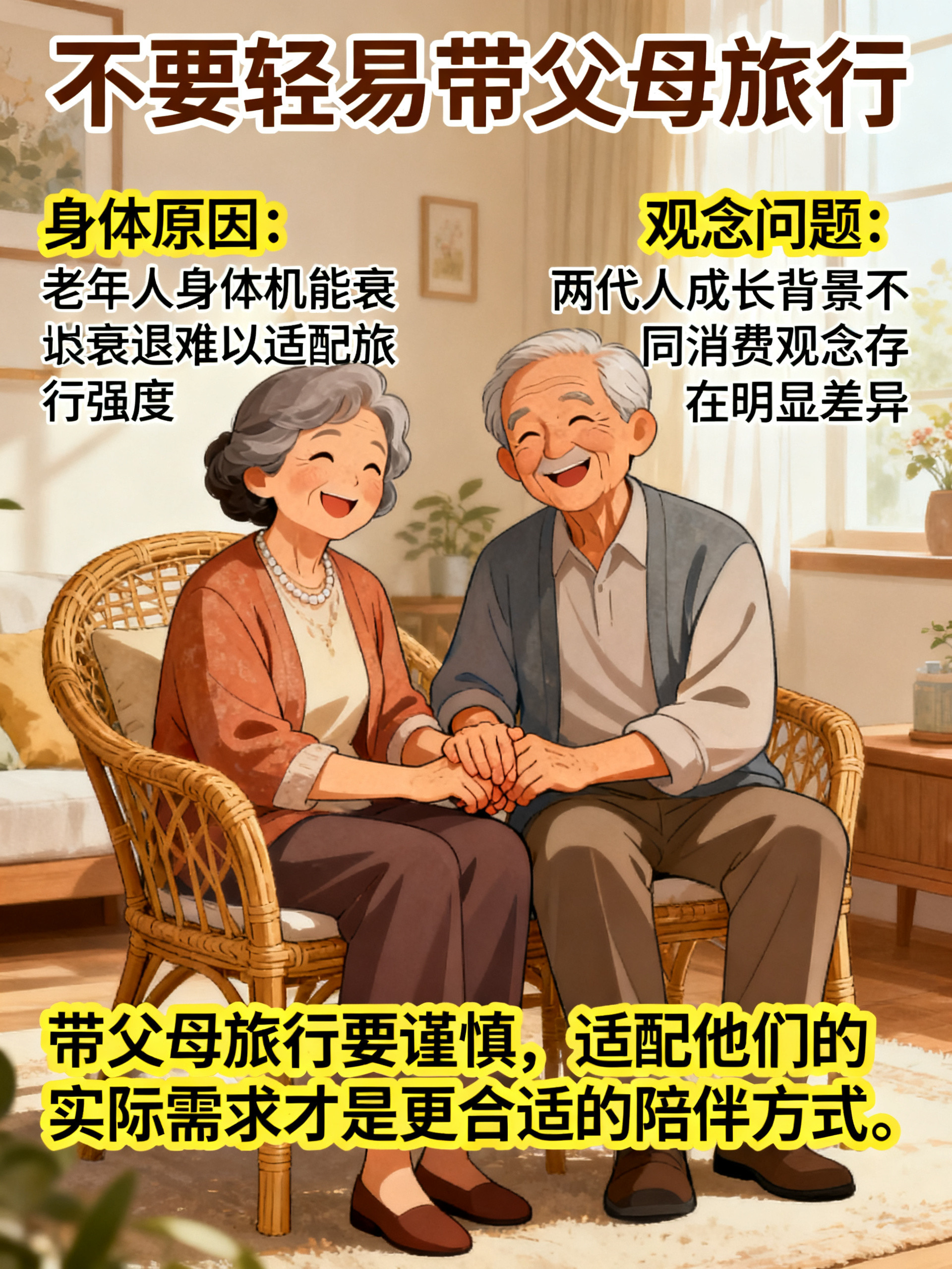 奉劝大家，不要轻易带父母旅行，原因有两点，很现实奉劝大家，不要轻易带父母旅行