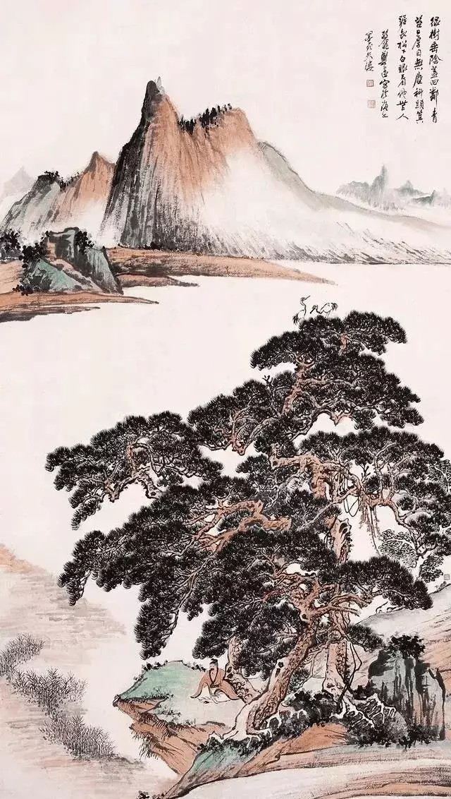 郑午昌（1894—1952），名昶，民国时期一位才气横溢、叱诧风云的书画艺术家、