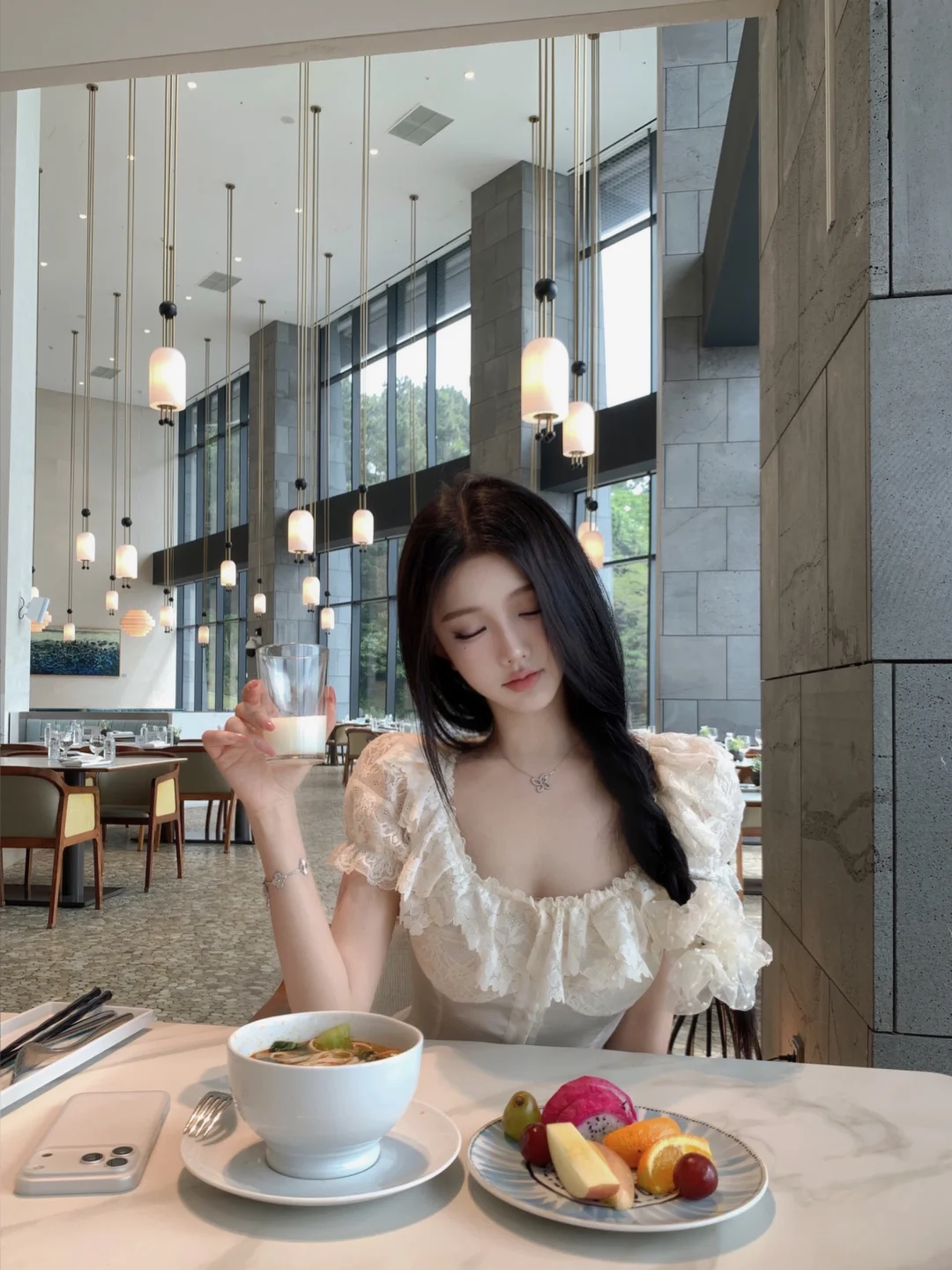 古早小白花的感觉🥛