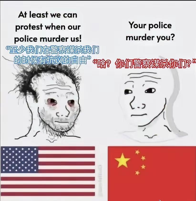 X上揭露了美式自由的真相之一，这才是美式最经典的“自由”，就像安吉丽娜朱莉曾经站