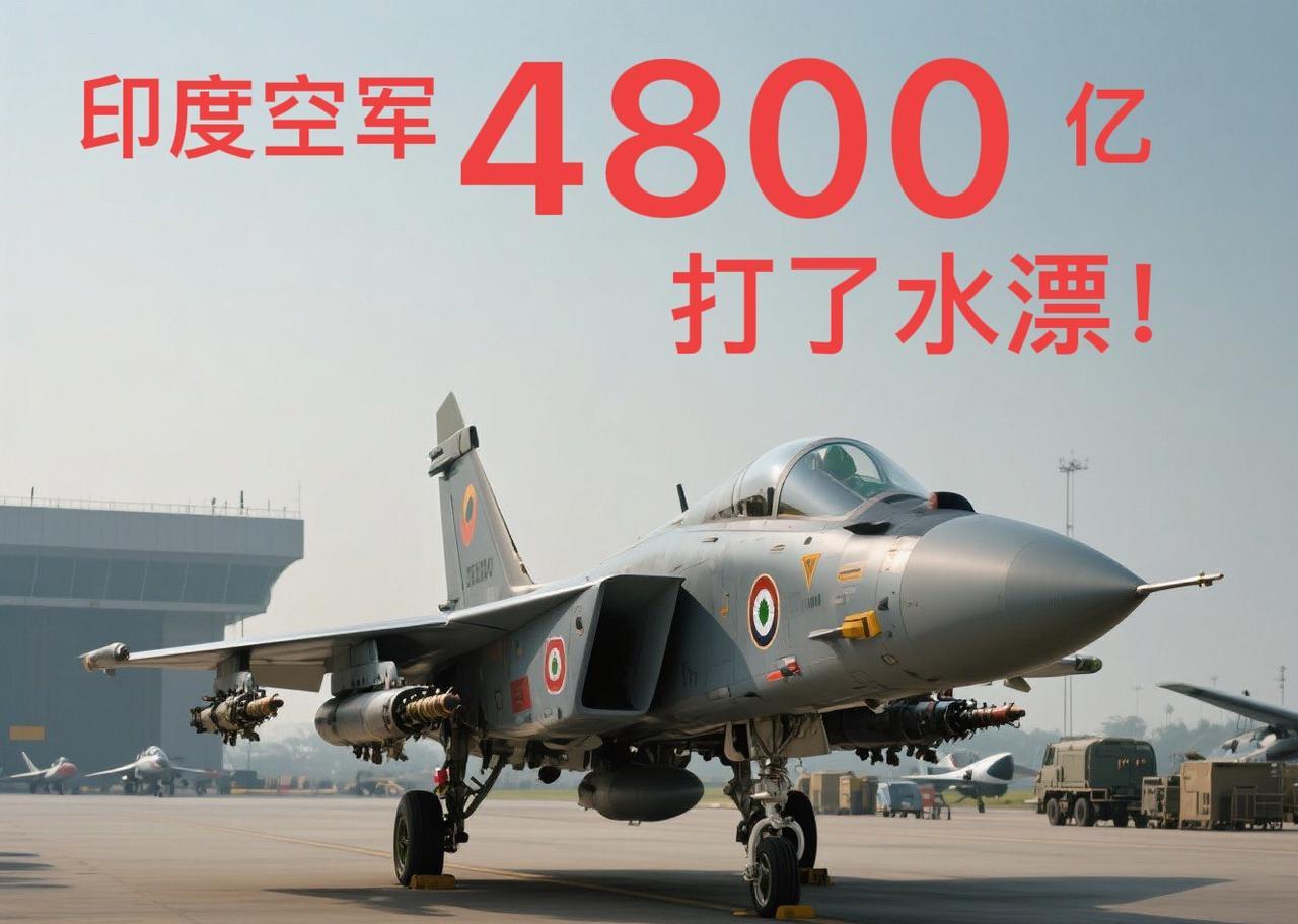 印度空军4800亿打了水漂！印度空军这回堪称“冤大头本头”，4800亿卢布（约
