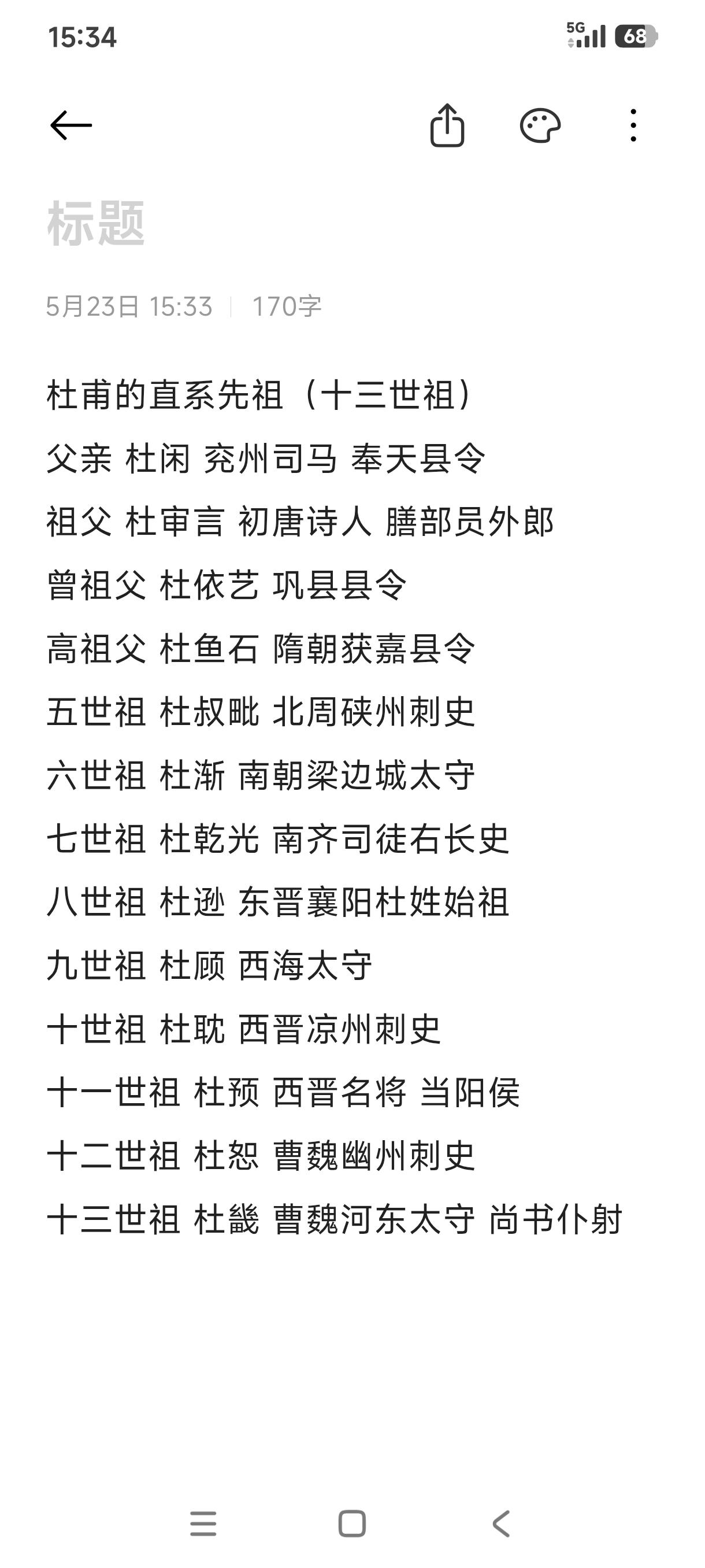 谁家祖上还没出过名人
