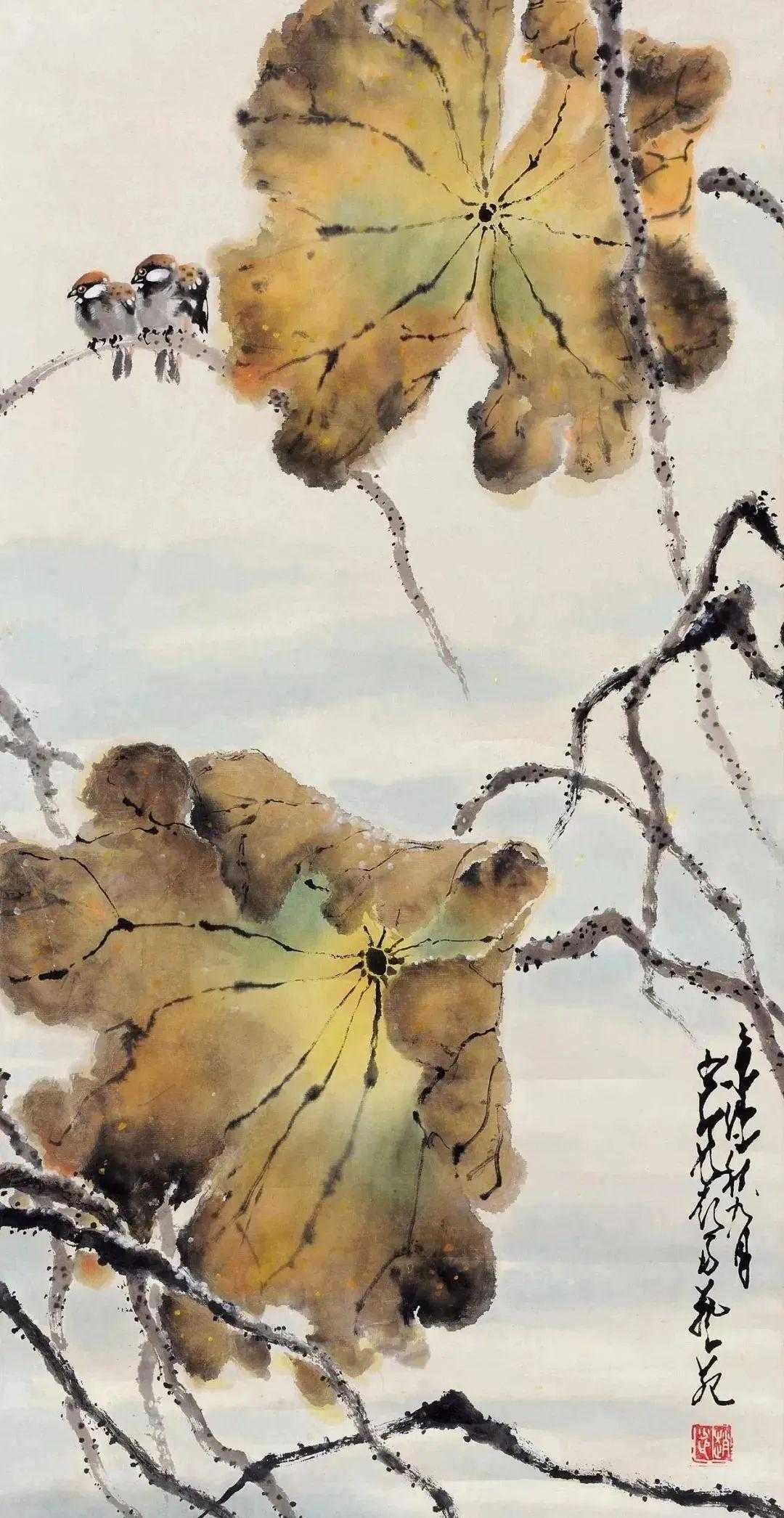 赵少昂（1905～1998），字叔仪，原籍广东番禺，擅花鸟、走兽，作品笔墨简练