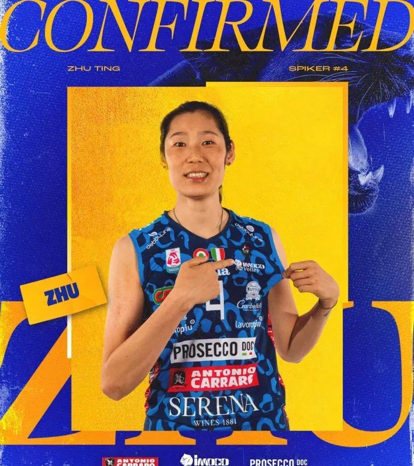 朱婷这句话很扎心6月20日意大利科内利亚诺女排官宣了朱婷续约留队继续为科内利亚