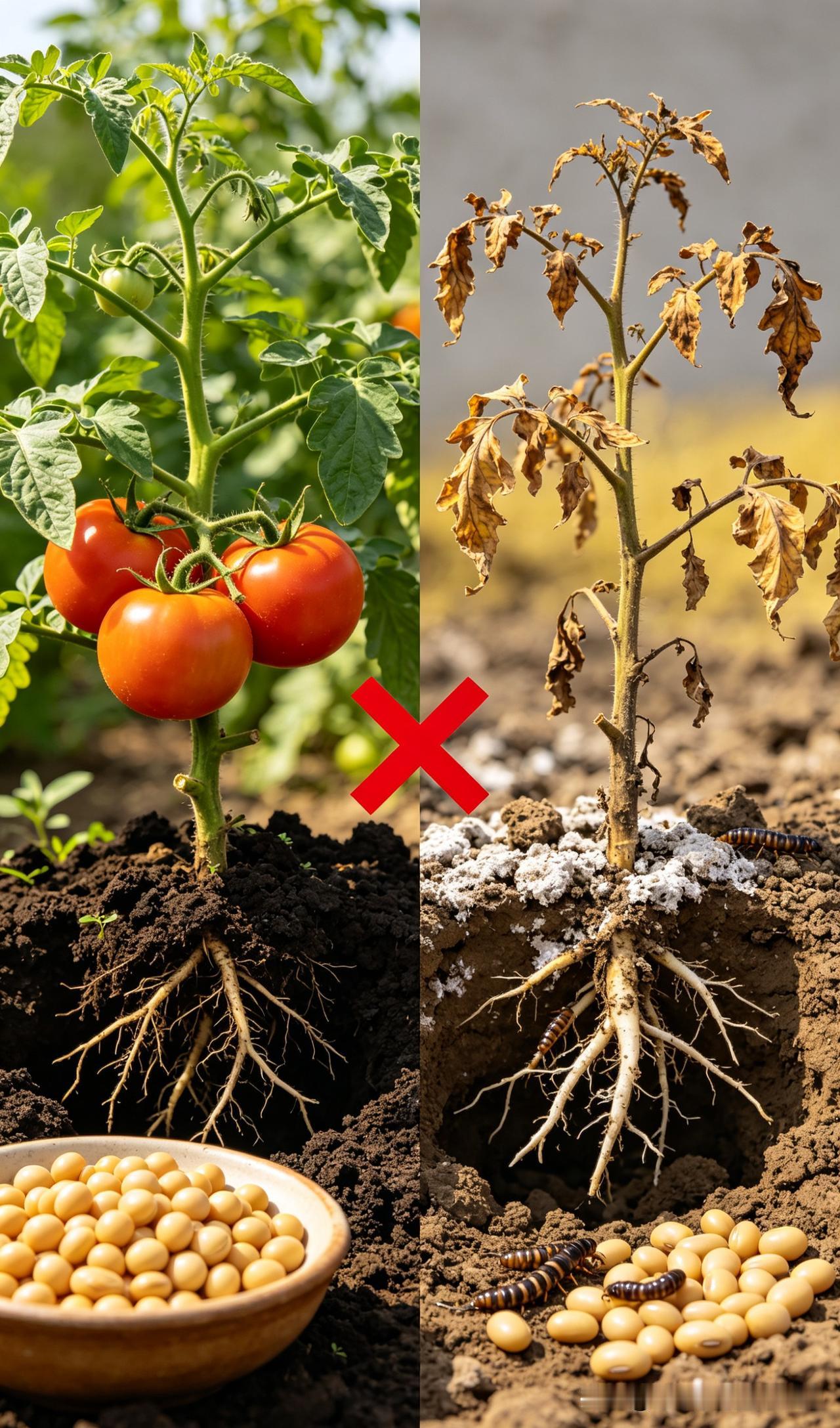 种菜会使用自制的大豆肥吗？家人们听好了！大豆当肥料那是真讲究，可不是埋土里