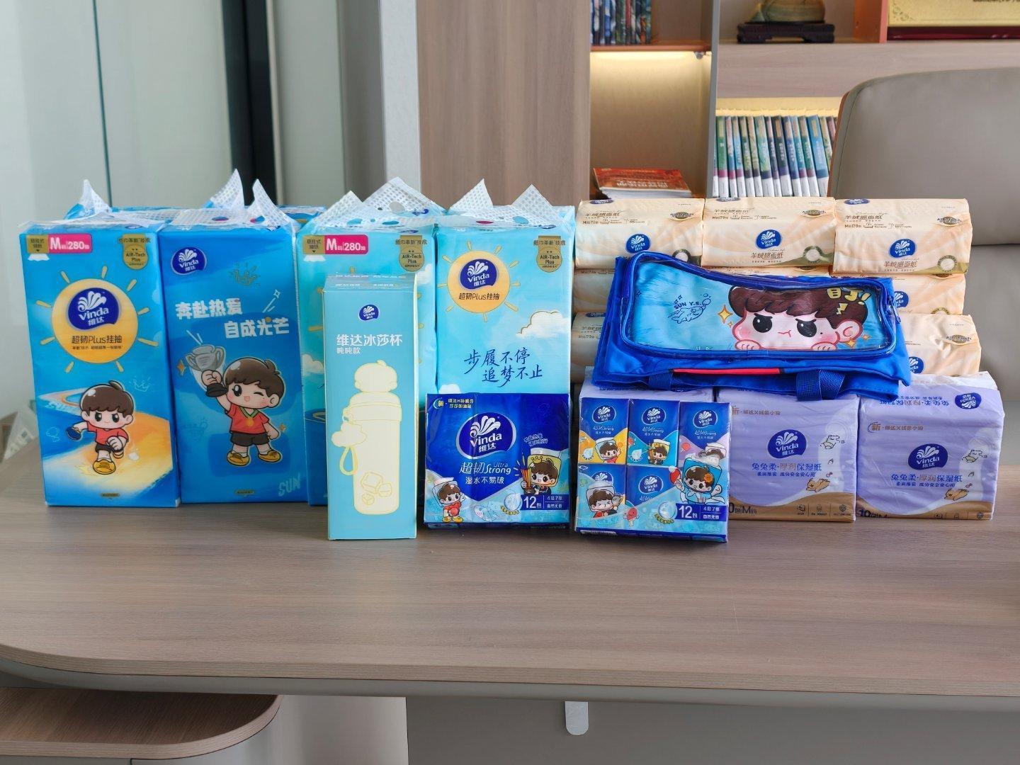 孙颖莎维达品牌全球代言人﻿﻿完整的只有一单，先晒一晒