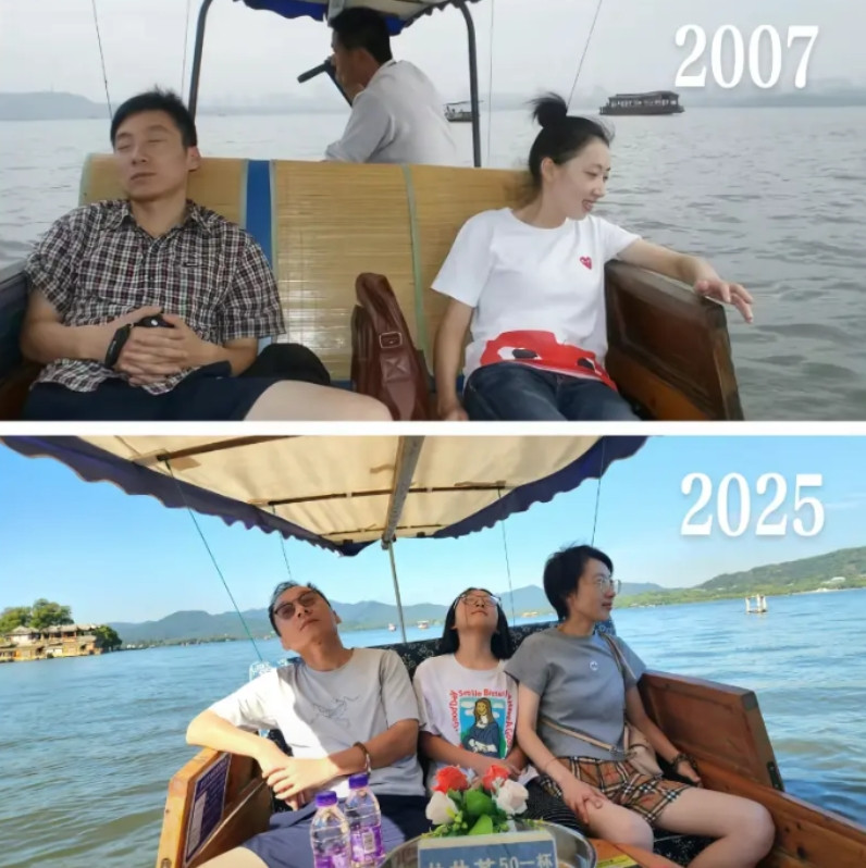 难道中间这个手提包修炼成人了？