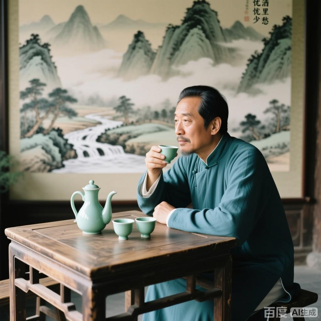 酒里忧愁少：一字一世界，一联一乾坤‌对联里的时光密码‌“酒里忧愁少”——这