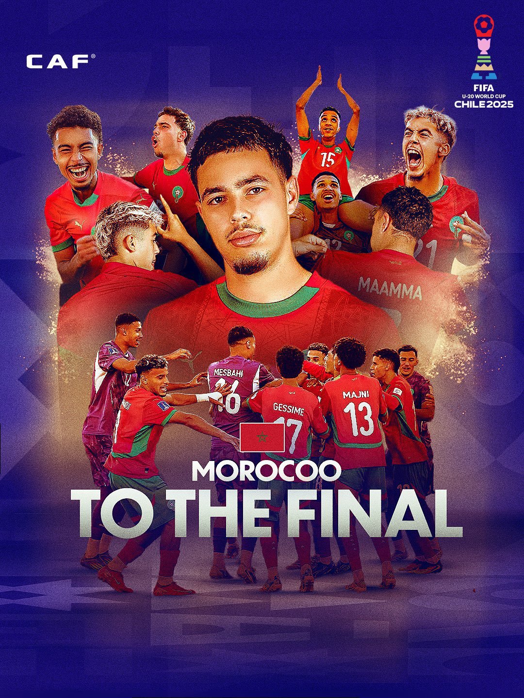 🔥u20世界杯摩洛哥进决赛🇲🇦早前结束摩洛哥u20vs法国u20的半决