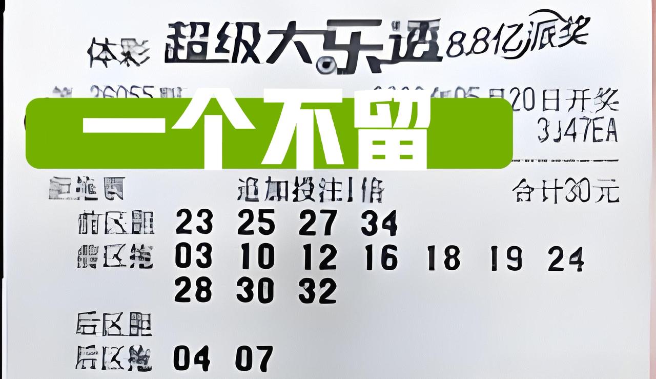 果不其然，大号胆码一个不留！这一期这些大号胆码全杀光，看着真过瘾