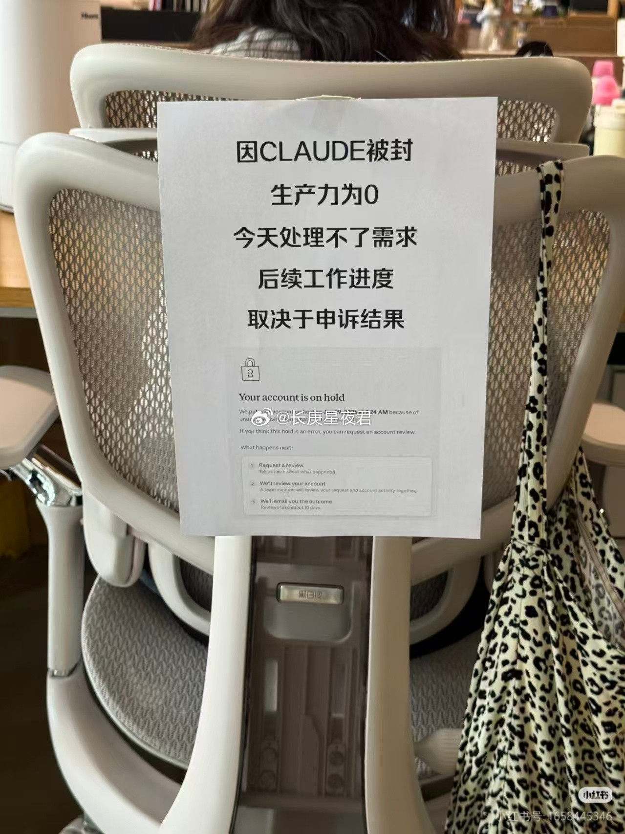 因CLAUDE被封，生产力降为0