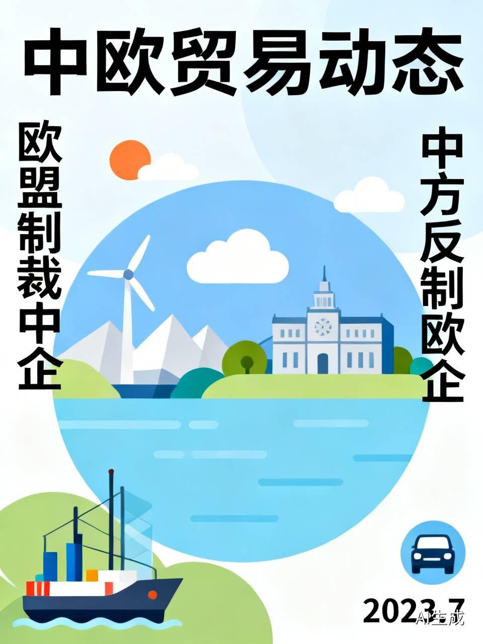 有仇当天报！欧盟23日晚制裁14家中企，中方24日反手拉黑莱茵金属等14家欧企两