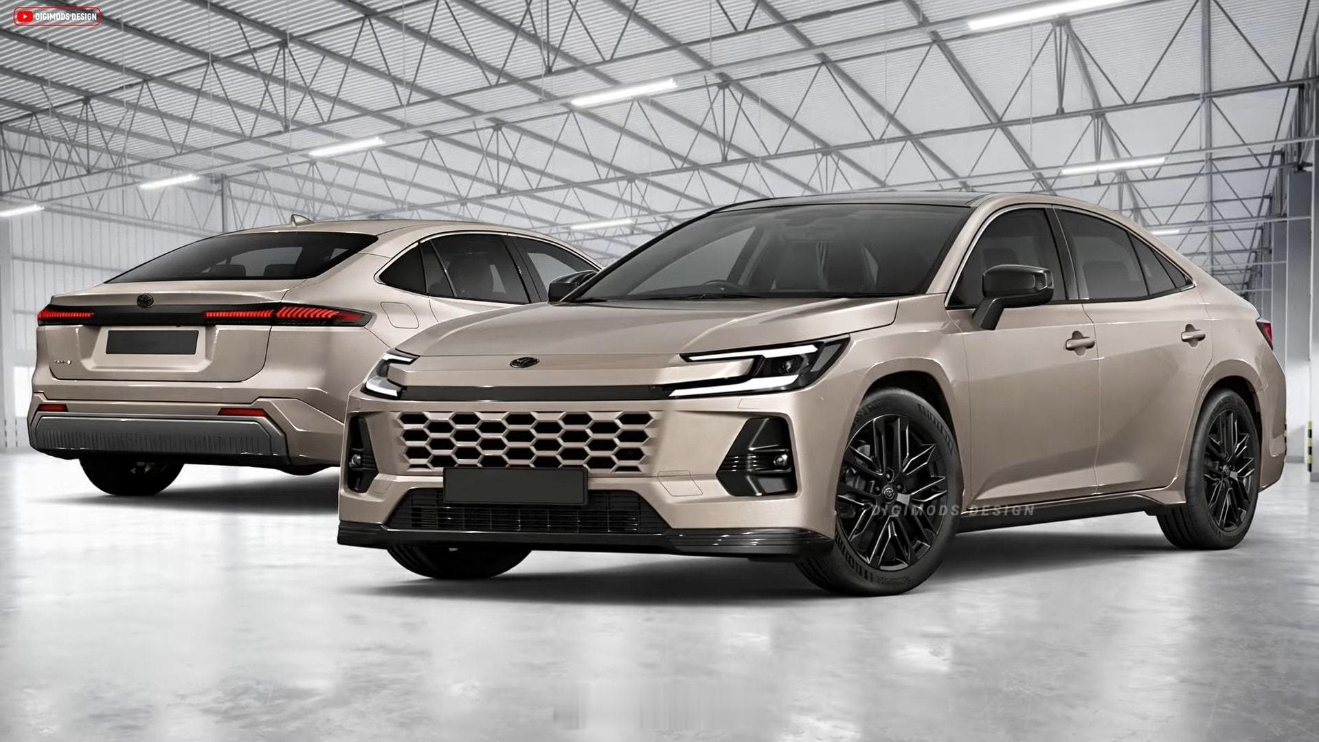 下一代丰田亚洲龙渲染图【新车渲染】下一代丰田亚洲龙渲染图，大家觉得用这个设计语